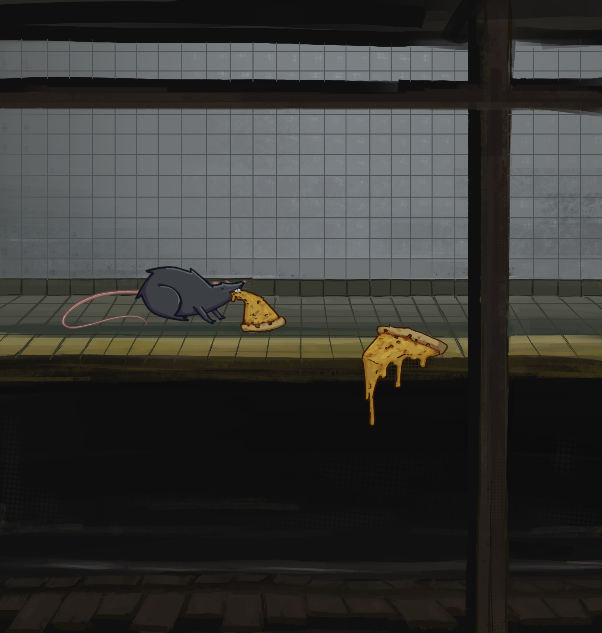 New York Pizza: Rat-Sized Bites